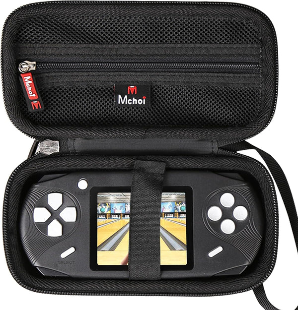 Mchoi Hard Case for Beijue 16 Bit Handheld Games, Waterproof Shockproof Protective Case, Black