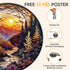 1000 Puzzle-26.6 26.6in masseruon Round Puzzles for Adults Pieces-Naturelish * Jigsaw Puzzles with HD Matte Finish-Hard