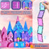 114pcs Kids,3D 3-5 4-8,STEM SKTMYY Magnetic Tiles for Diamond Princess Ice Castle, Magnetic Tiles Age Educational Toys