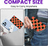 8-in-1 Set, 4 5.2'' Mini Travel Board Games Magnetic Checkers Game with Folding Magnet Board, in a Row Game, Compact
