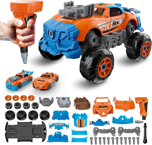 Pup Go 3-in-1 Take Apart Car for Boys Ages 3 4 5 6 7,