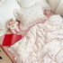 47"x59", BuLuTu Crib Bedding Duvet Cover for Boys Girls Cotton Muslin Baby Crib Duvet Cover Nursery Bed Decoration