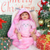Lifelike Reborn Baby Dolls Girl, 16" Realistic Vinyl Silicone Toddler Soft Body Newborn Gift Set, 3 Years+