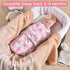 david's kids 100% Cotton Baby Swaddle Wrap 0-6 Months, Soft Breathable Swaddle Blanket for Newborn Infant, Adjustable Baby Swaddle Sleep Sacks for Boys Girls, Newborn Essentials, Floral