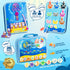glintey 1-3 1 2 3 Busy Board Montessori Toys for Toddlers Busy Book Sensory Toys for Girls Boys,Airplane Travel
