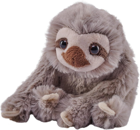 Wild Republic Pocketkins Eco Sloth, Stuffed Animal, 5 Inches, Plush Toy, Made