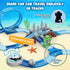 219 Set 360 3-8 VATOS Shark Track Toys - Pcs Flexible Race Track with Loops, Electric Shark Car & Auto-Rotating, Create