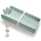 Organic Cotton Contoured Baby Changing Pad with Waterproof Foam Mattress, Soft Removable Cover, Safety Strap