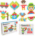 Picasso Cubes 1” Magnetic Puzzle Cubes, 108 Piece Building Block Set for Early Education STEM Learning