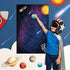 32 Solar System Party Games - Pin The Planets, Large Space Game Poster with Planet Stickers