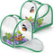 ZOOFOX 2 Pack Monarch Butterfly Habitat, 8" Small Collapsible Insect Mesh Cage Terrarium