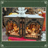 Nookmaster Book Nook Kit Classical Library Miniature Dollhouse Book Nook Bookshelf Insert with LED Lights, Creative DIY