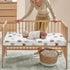 Winpema 28"x52" Cartoon Bears Print Fitted Crib Sheet Bears Baby Crib Sheet Fit Standard Crib and Toddler Mattress,Crib