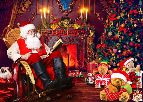 1000 Piece Jigsaw Puzzles for Adults, Santa's Room Christmas Puzzle, Beautiful Holiday Puzzle