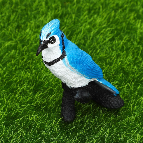 ONEST 34 Pieces Mini Bird Figurines Playset - Hand Painted Realistic Resin Bird Figures for Kids
