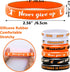 Lesnala 48 PCS Basketball Rubber Bracelets - Motivational Silicone Wristbands for Kids Party Favors