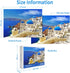 1000 Piece Jigsaw Puzzle Aegean Sea Jigsaw Puzzle for Adults Teens Greece Santorini Landscape Puzzle Reduced Pressure Toy Gift Natural Scene Puzzles 1000 Pieces Jigsaw Puzzle 1000 Pieces