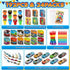 168Pcs Set BenLouis Race Car Party Favors Racing Theme Coloring Books Crayons Sticker Bulk for Kids Fast Racecar Wheels