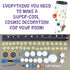 STEM Learning Fun 3D Solar System Kit, Complete DIY Mobile Model with 9 Foam Planets