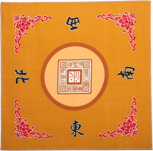 3 31.5 inches) Mahjong Mat with Dice, Mahjong Table Mat for Poker, Card Games, Board & Tile Games, Anti Slip and Noise