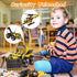 HOMETTER Building Toys for Ages 5-8, 6 in 1 Engineering Toys, STEM Learning Educational Building Set