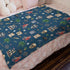 Ocean Pirate Ship Skull Parrot Palm Trees Baby Blanket, Nautical Nursery Receiving Blankets for Boys 30x40