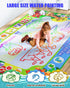 2 1 Mat,60 40 Inch Backpack,Hopscotch 3-12 in Water Doodle x Extra Large Drawing Mat with Rug Design on