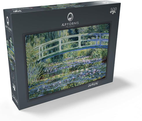 MyPuzzle 500 Piece Jigsaw Puzzle - Claude Monet's Water Lilies and Japanese Bridge 1899 for Adults