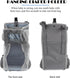 Large Gray Snowflake Hanging Diapers Bag and Crib Diaper Stacker, Nursery Hanging Organizer with Handlebar for Bedside
