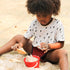 Set PlanToys Sand Play Wooden Montessori Outdoor Sensory and Fine Motor Toy | Creative, Tactile and Imaginative Beach