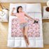 siphylline 52" 34" Pixel Wind Rainbow Mushroom Extra Large Resuable Changing Pad Covers Highly Absorbent Potty Training