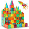 Magnetic Tiles, 63PCS Building Set for Kids, Magnet Blocks, STEM Sensory Educational Toys Gift