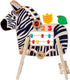 Manhattan Toy Safari Zebra Wooden Toddler Activity Toy