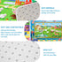 Tummy (59 39.4 INCH, 1) Baby Play Mat for Floor, Kids Playmat Baby Crawling Mat Educational Time Mats Soft ABC Play