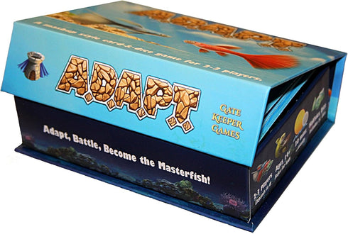 A.D.A.P.T. by Gate Keeper Games - Dice Rolling Board & Card Game for 2-3 Players, Ages 14+, 30 Minutes