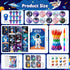 168Pcs Set BenLouis Outer Space Themed Party Favors Space Alien Coloring Books Crayons Sticker Stampers Bulk Classroom