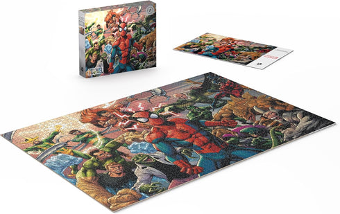 Buffalo Games - Silver Select - Marvel - Sinister War - 2000 Piece Jigsaw Puzzle for Adults, Perfect for Game Nights