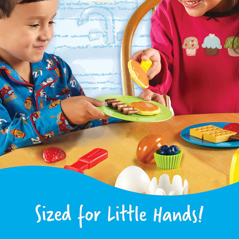 Learning Resources Pretend & Play Rise & Shine Breakfast - 21 Pieces, Kitchen Play Toys for Kids, Ages 3+