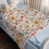 SqtmuHLuo 60x80inch Floral Baby Blanket for Girls Gifts Boho Flower Wildflower Baby Nursery Bed Receiving Blankets