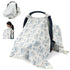 SERAPHY 2-in-1 Muslin Baby Car Seat Cover & Nursing Cover, Soft Lightweight