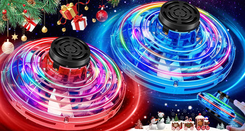 Vantexi Drone for Kids Flying Toys,2026 Upgrade LED Fidget Spinner,Hand Operated Fidget