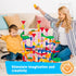 LovesTown 133PCS Marble Run Set, Educational Toy for Kids, Construction Building Blocks for 2-4 Players