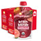 Happy Baby Organics Brain Support Blends Apples, Purple Carrots & Guava with DHA, Choline 4oz Pouch (Pack of 16)