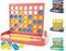 4 in a Row Game - Board Games Toys for Girls, Classic Four in a Row with 6 Spare Discs for Ages 3 to 12