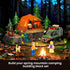 SHAREHB Set 677PCS Mountain Camping Building Blocks - Outdoor Adventure Scene Construction Toy with Tent, Camping Car