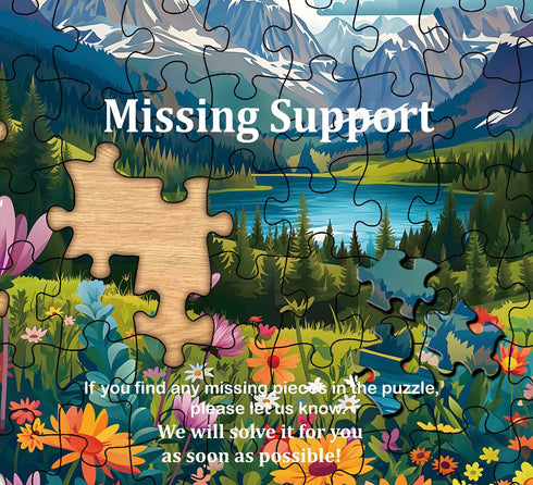 PICKFORU 1000 Landscape Puzzles for Adults Pieces, Flower Mountain Puzzle Art, Lake Scenic Jigsaw Puzzles for Adults