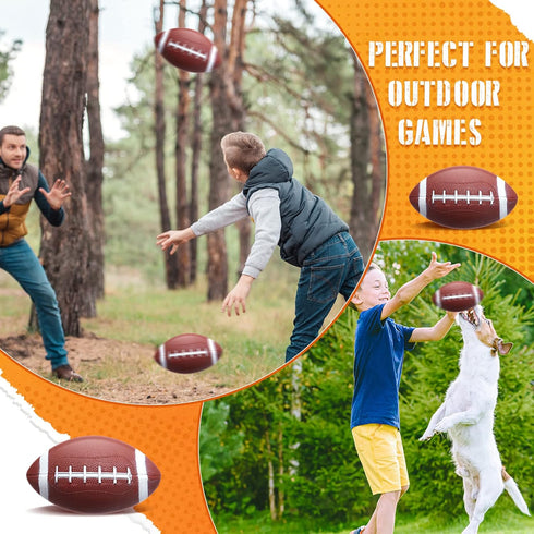 Libima 24 Pcs Mini Inflatable Footballs - 7 Inch Rubber Sports Balls for Boys Girls Outdoor & Indoor Games