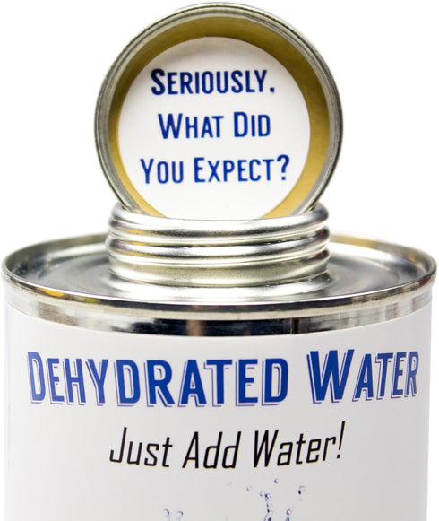 Witty Yeti Dehydrated Water 16oz Can, New Formula! Essential Camping Supply, Funny Gag Gift for Men & Women.