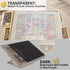 XGKHOM 1500 34"x26" Pieces Puzzle Board Cover Mat, Jigsaw Puzzle Table Cover with Locking Buckles, Transparent