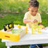 Set, Set 3+ Fat Brain Toys Pretendables Lemonade Time Pretend Play Food Lemonade Stand for Kids with Storage, Great